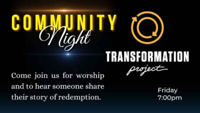 Transformation Project Community Night